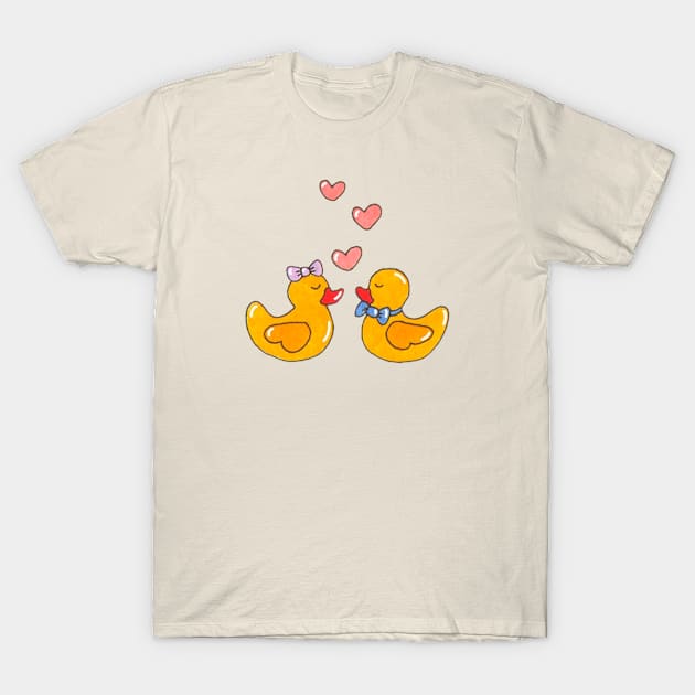 Lovely ducks///Drawing for fans T-Shirt by MisterPumpkin